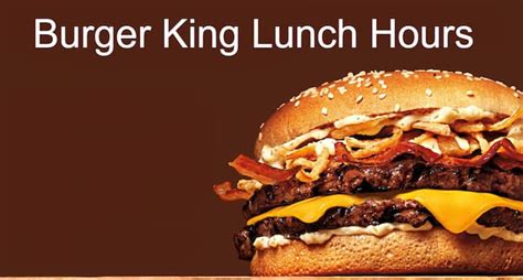 burger king hours today